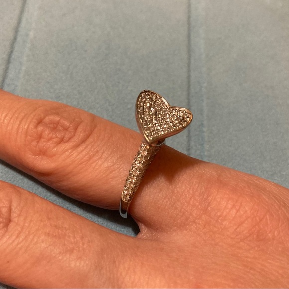 Silver heart ring - Picture 8 of 10